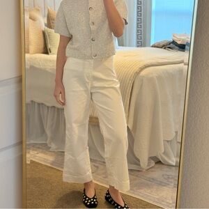 GAP Cream Denim Jacket